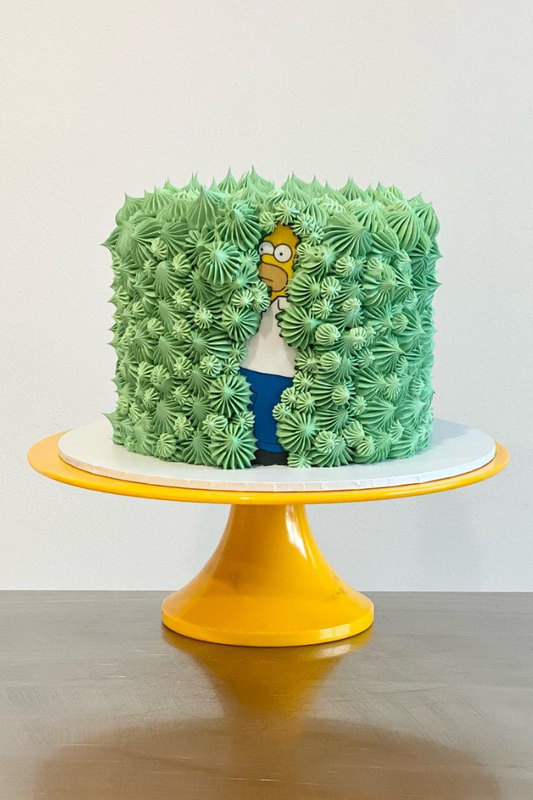 Homer Bush Cake Topper