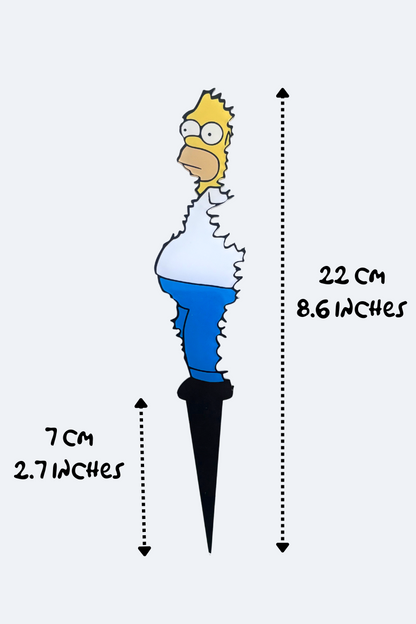 Homer Plant Stake Sign