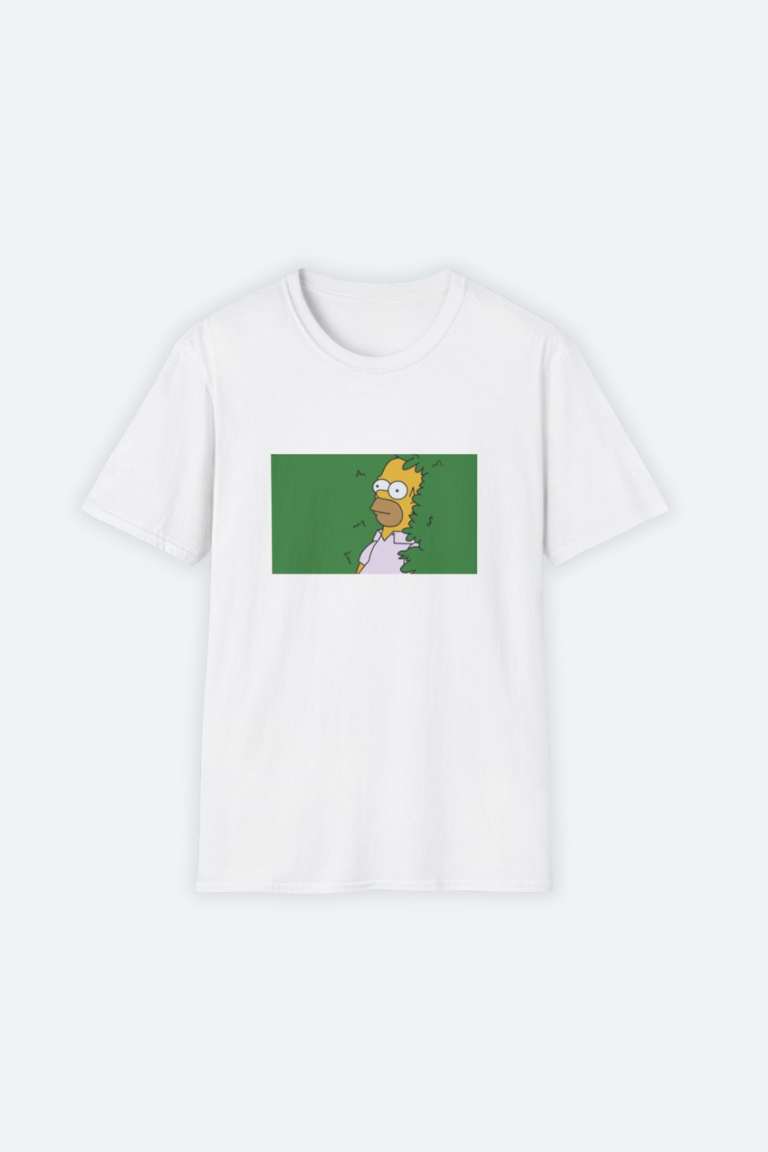 Homer Bushes Unisex White T-Shirt