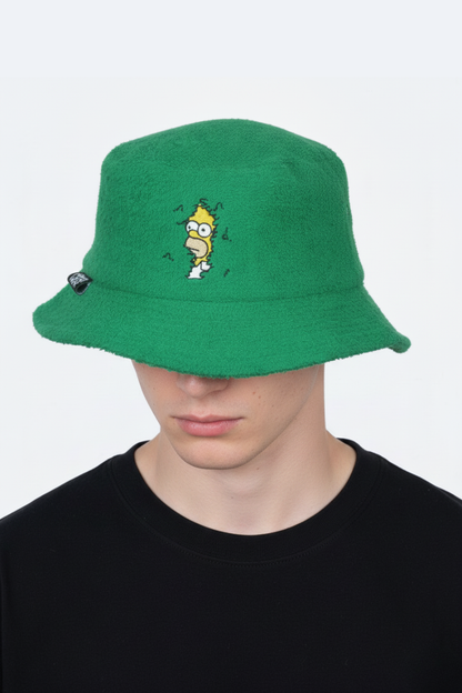 Homer in the Bushes Unisex Bucket Hat