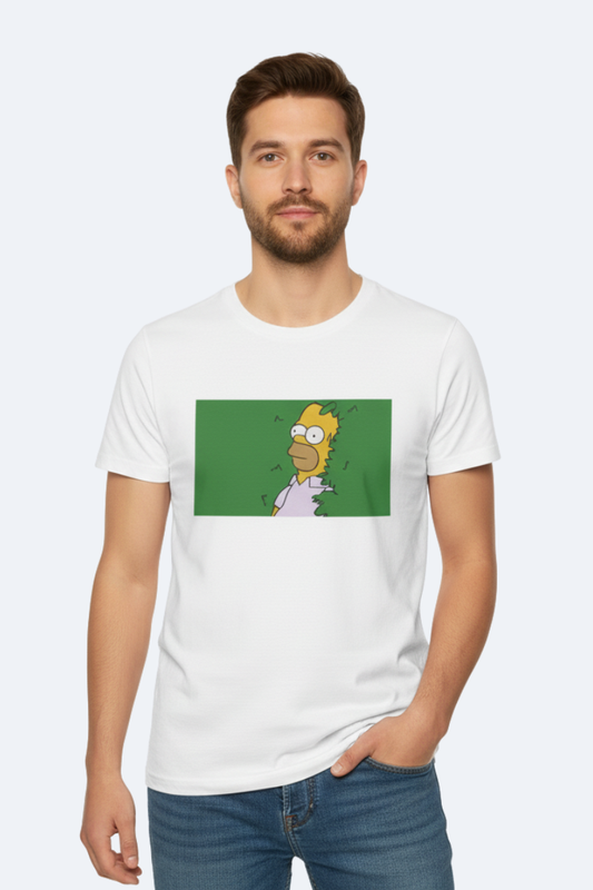 Homer Bushes Unisex White T-Shirt